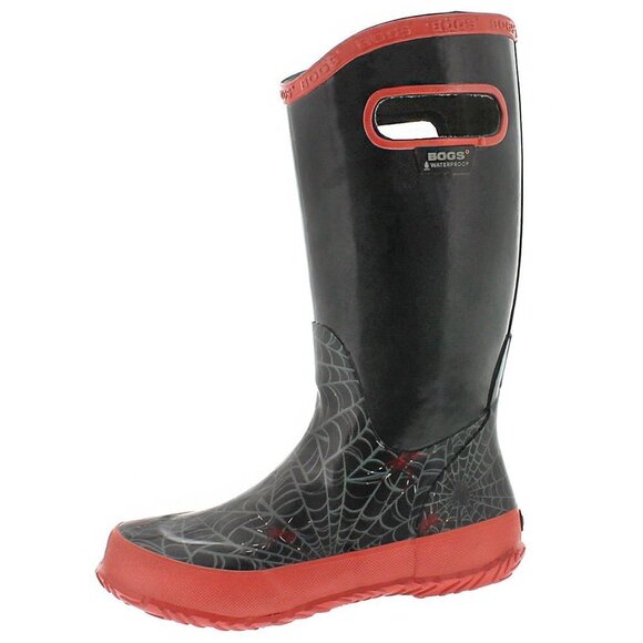 BOGS Unisex Baby Kids Rubber Spiders Rain Boot - Picture 1 of 4